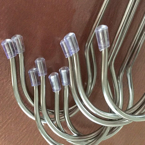Maydahui 5 PCS Extra Long 16 inch S Shaped Hooks Stainless Steel Large Size Silver Hanger for Bird Feeder Plant Hanger Tree Branch Hook Clothes Ou...