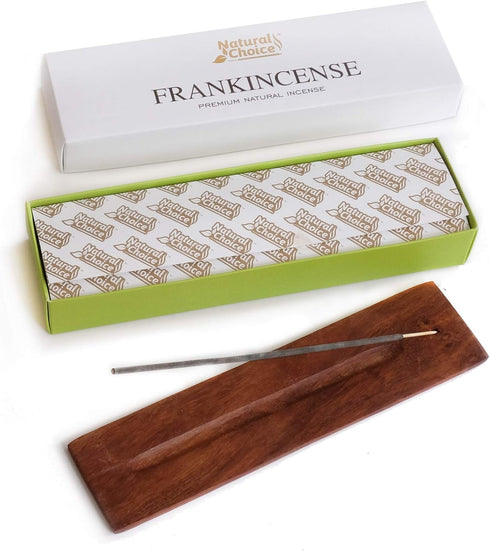 Frankincense Premium Natural Incense Gift Box with Incense Burner, Low Smoke, 100% Natural, No Chemical Dipping...