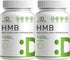 2 Pack of Ultra Strength HMB Supplements 1000*mg Per Serving, 300* Capsules | Third Party Tested | Supports Muscle Growth, Retention & Lean Muscle...