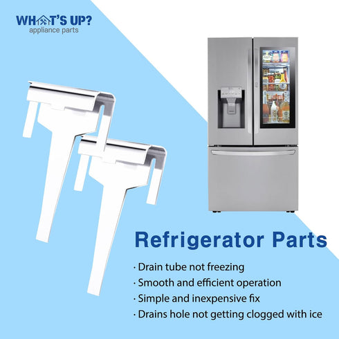 What's Up? DA61-06796A Clip Drain 1 Piece Refrigerator Drain Tube Clip Evaporator Replacement for Samsung Compatible with da61-06796a, ap5579885, 2683163 (1 piece)