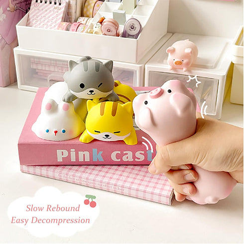 Small Cute Cartoon Mouse Pad, Mouse Pad with Ergonomic Wrist Rest Support, Office Decompress, Comfortable Mouse Pad for PC, Computer, Laptop...