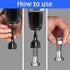 Deburring Tool Chamfer Tool, HSS Hex Shank Deburring Tool for Metal, Bolt Thread Repair with Quick Release Shank Fits, 2 Pack...