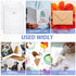 Document Folders, 12 Pack Large Clear Die & Stamp Storage Bag 10 x 7 inch Transparent Plastic Envelopes Waterproof Poly Envelope with Closure File...
