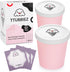 Ice Cream Containers (2 Pack - 1 Quart Each), Freezer Containers for Homemade Ice Cream Storage - Pink...