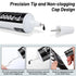 T7000 Black Glue for Phone Repair, 2 X 25 ML Semi Fluid Craft Glue T-7000 Adhesive Glue with Precision Tips for Fabric, Leather, Rubber Cement, To...