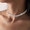 Rhinestone Chokers Silver Choker NecklaceCrystal Necklaces Sparkly Neck Jewelry Prom Accessories for Women and Girls...