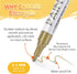 Etercycle Permanent Markers Paint Pens, Oil Based Quick Dry Paint Markers on Almost Anything, Gold Silver Paint Pen for Rock Painting, Metal, Fabr...
