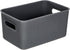 Baobab Multi-purpose Storage Basket Medium with Capacity for 5 Litres, Grey Anthracite, 18.1 x 27.2 x 13...