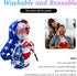 Car Gear Shift Cover, Fashionable and Funny Car Gear Shift Hoodies Cover, Winter Warm Gear Shift Knob Cover Sweater Shirt (Flag Left & Right)...