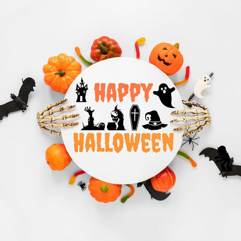 50 PCS Small Halloween Stencils Reusable, 3x3 Inch Halloween Stencils for Painting on Wood DIY Crafts Ornaments Wood Halloween Decoration (50pcs 3...