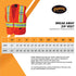 Pioneer Hi Vis Tear-Away Mesh Back Safety Vest for Me - Reflective Tape, 4 Pockets - Construction, Traffic, Security - Orange...