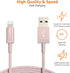 Amazon Basics 2-Pack USB-A to Lightning Charger Cable, Nylon Braided Cord, MFi Certified Charger for Apple iPhone 14 13 12 11 X Xs Pro, Pro Max, P...