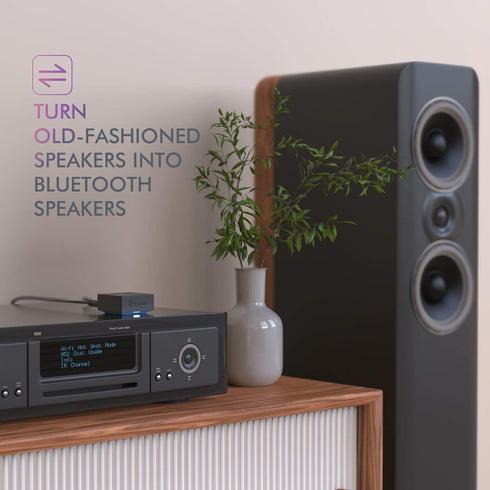 esinkin Wireless Audio Receiver for Music Streaming Sound System Works with Smart Phones, Tablets and Car, Wireless Adapter for Speakers...