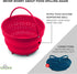 Fox Run Collapsible Silicone Steamer Basket Insert for Instant Pot, 6-Quart, Red...