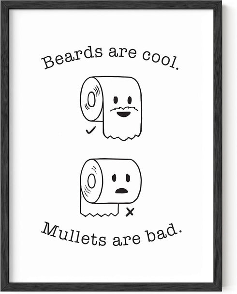 HAUS AND HUES Funny Bathroom Decor & Bathroom Prints Funny Bathroom Signs & Funny Wall Decor | Bathroom Humor Wall Decor Fun Bathroom Signs Decor ...
