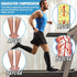 Bacophy 2 Pairs Zipper Compression Calf Socks 15-20 mmHg Open Toe Women Men...