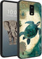 Turtle Phone Case for BLU View 4 B135DL(BLU View 2 2023), Slim Black Soft TPU Shockproof Protective Case for BLU View 4 B135DL...
