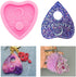 Super Glossy Heart Shape Silicone Molds - Badge Reel & Keychain Molds...