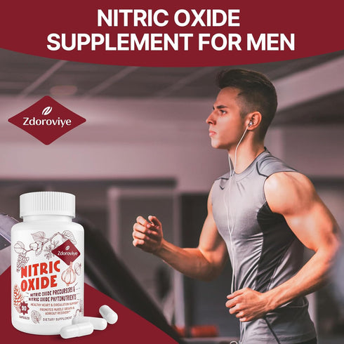 Nitric Oxide Supplement for Men, 2,255mg Per Serving – 13 in 1 Nitric Oxide Precursor & Nitric Oxide Phytonutrients Complex with L-Arginine & L-Ci...