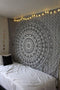 Popular Handicrafts Wall Hanging Tapestry For Bedroom Hippie Mandala Bohemian Hippy Intricate Indian Tapestry 54 x 82 Inches (140cm x 210 cm) Blac...