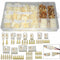 Lsgoodcare 472Pcs 6.3MM 1 2 3 4 6 8Pin Automotive Electrical Wire Connector Male Female Socket Plug and Pin Header Crimp Wire Terminals Box Kit fo...