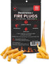 Fire Plugs (50) Waterproof Fire Starter for Campfires, Emergencies, Survival, Fire Pits, Grills | 5+ Minute Burn | All Natural | Made in North Ame...