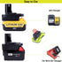 2 Packs Battery Adapter Compatible with Ryobi 18V ONE+ Tools, Convert Compatible with Dewalt 20v & Compatible with Milwaukee M18 18v Lithium Batte...