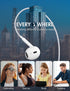 Wired Earbuds,?Ultra Clear Calls & no Noise? Headphones Earbuds Wired 3.5mm, in-Ear Earphones with Mic, Compatible with iPhone/iPad/Android/Laptop...