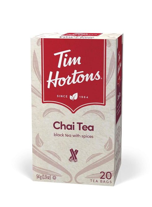 Tim Hortons Chai Tea Bags, 20 count, 54g | 1.9oz (Imported from Canada)...