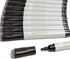 U Brands Liquid Glass Board Dry Erase Markers With Erasers, Set of 12, Black, Low-Odor, Bullet (3 mm) Point...
