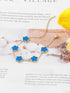 14K Gold Dainty Four Leaf Clover Bracelets for Women Lucky Flower Jewelry...