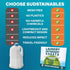 Laundry Detergent Sheets (60 Loads) - Eco Friendly Laundry Soap Detergent Strips I Eco Friendly, Zero Waste, Plastic Free, Planet Friendly 30 Shee...
