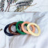 FUNOJOY Summer Bangles Bracelets for Women Chunky Curved Stackable Bracelets Acrylic Beaded Stretch Bracelets for Teen Girls Gift...