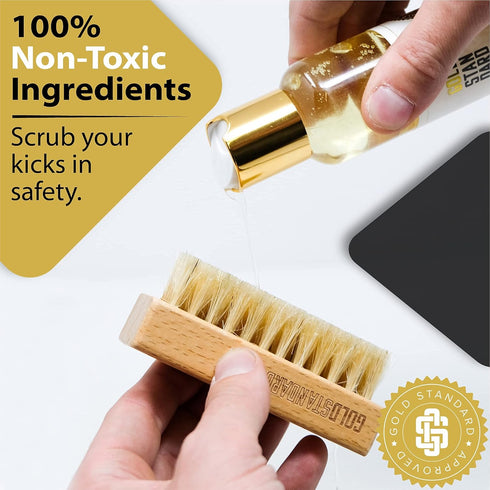 Gold Standard Premium Shoe Cleaning Kit - Sneaker Cleaning Kit for Tennis, Leather, Canvas White Shoe Cleaner Sneakers Kit...