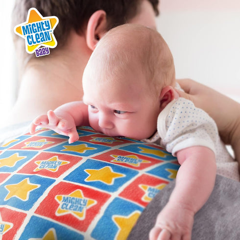 Disposable Changing Pad Liners - 18 Waterproof, Soft, Absorbent Multi Use Pads by Mighty Clean Baby in Portable 2 Packs for Your Diaper Bag...