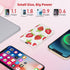 Portable Charger 5000mAh Cute Ultra Slim USB C Power Bank for Girls Mini Fast Charging Small Battery Pack with Built in Cables for iPhone iPad Sam...