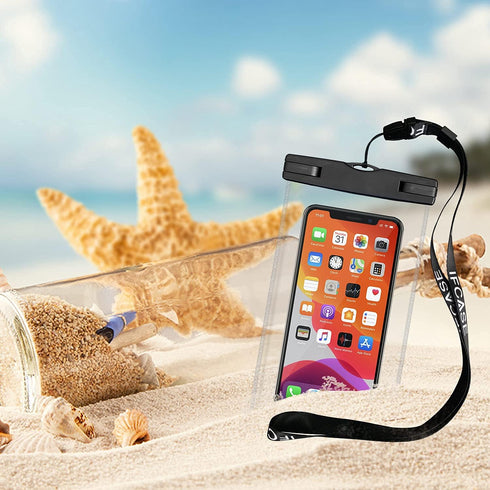 IFCASE Universal Waterproof Case, 2 Pack Large Phone Water Proof Dry Bag Pouch for iPhone 14 Pro Max, 13 12 11 XS XR 7 8 SE, Samsung Galaxy S23 S2...