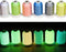 Simthread Glow-in-The-Dark Embroidery Machine Thread, 6 Colors, 1000 Yards, 30WT, 100% Polyester with Long-Lasting Glow - Perfect for Music Festiv...