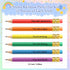 12 Pack Back to School Pencils Rainbow Inspirational Pencil for Kid Motivational Sharpened Pencil First Day of School Gifts Student Gift from Teac...