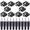10PCS PJ-307 3.5mm Stereo Jack Socket 5 Pin PCB Female Audio Headphone Connector Audio Plug for MP3 with 10PCS 3.5mm TRS Male Plug Connector...