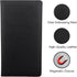Car Registration and Insurance Holder, Premium Pu Leather Vehicle Glove Box Organizer - for Driver License, Cards & Essential Documents (L-Black)...