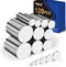 Strong Small Magnets, 120Pcs Tiny Rare Earth Magnets, 5 Assorted Sizes Strong Neodymium Refrigerator Magnets?Premium Disc Office Magnets for White...