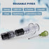 3 Pack Borosilicate Glass Luer Lock Syringe 1ml Capacity Reusable Glass Syringes - Use for Arts and Crafts, Thick Liquids, Oils, Vet, Glue, Lab, I...