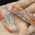 50Pcs Butt Terminals 1 to 1 Inline Electrical Lever Wire Connectors kit Compact Splicing Connector Assortment Lever Nuts Assortment Transparent Co...