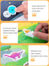 Portable Jelly Sticker Quiet Book for Kids, Reusable Sticker Book for Toddlers, Preschool Learning Activities, Animal Travel Toys (Animals)...