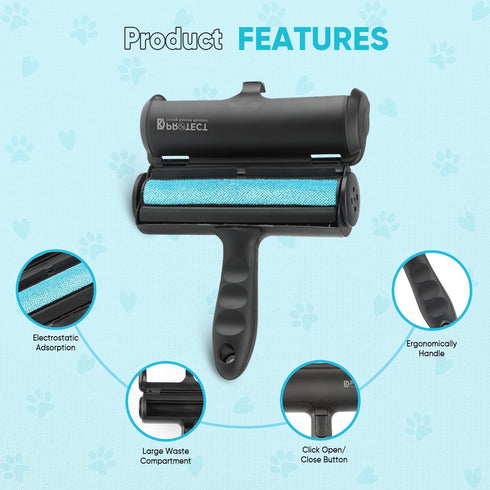 Pet Hair Remover for Couch - Reusable Lint Roller, Cat and Dog Fur Remover Tool for Couch, Carpet, Blanket, Rug, Car and Other...