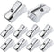 10 Pcs Pencil Sharpener, Handheld Metal Pencil Sharpener, Mini Kids Pencil Sharpening, Sharpen Pencils for Adults and Kids Schools Offices Art (Sl...
