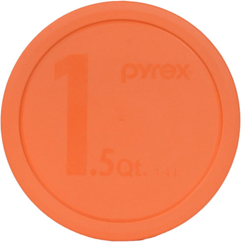 Pyrex 323-PC 1.5qt Round Orange Storage Lid for Glass Bowl Made in the USA...