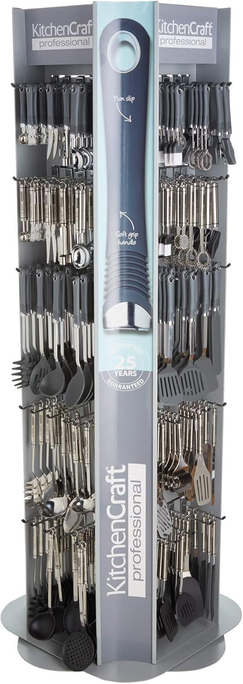 KitchenCraft KCPROMF Professional Meat Serving Fork, Stainless Steel, 25 cm, Silver...