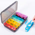 Daviky Pill Organizer 3 Times a Day, Daily Pill Box 7 Day, Weekly Cases Medicine Organizers to Hold Vitamins and Medication...